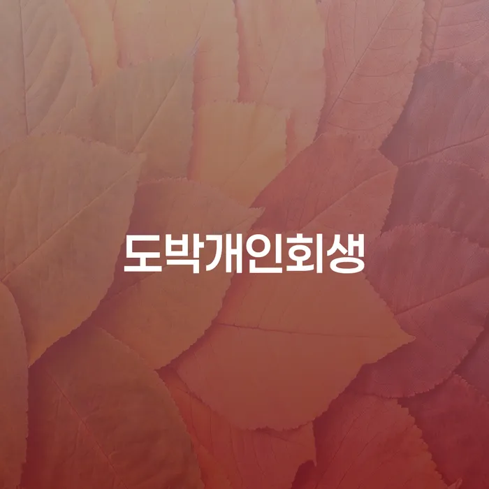 통신비 연체 시 개인회생 처리방법 채무조정제도를 이용