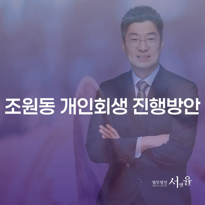 조원동 개인회생 진행방안