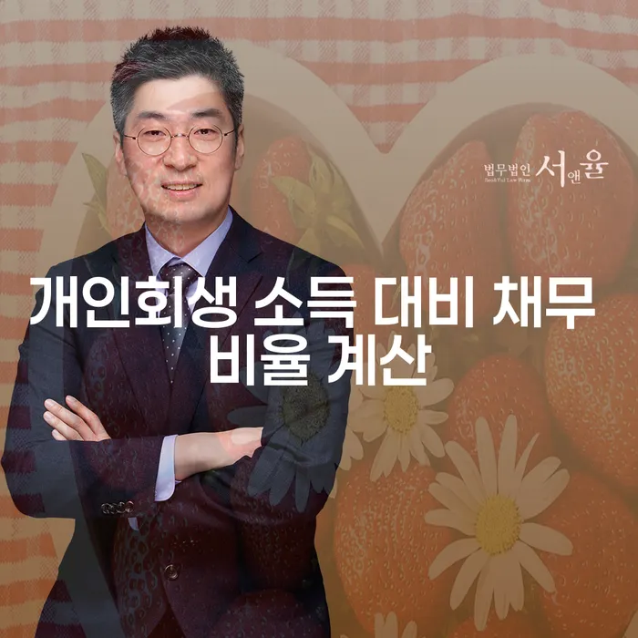 개인회생 소득 대비 채무 비율 계산이 필요한 이유는 무엇인가요?