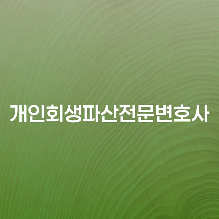 연제구 개인회생파산전문변호사와 함께하는 재정적 회복