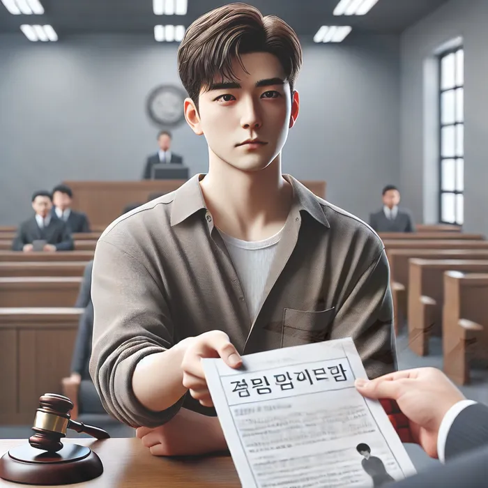 법원 신청 절차 이미지