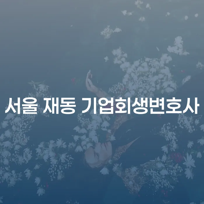 서울 재동 기업회생변호사와 개인추심: 어떻게 시작해야 할까요?